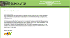 Desktop Screenshot of bridge-masters.com