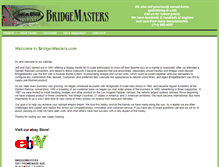 Tablet Screenshot of bridge-masters.com